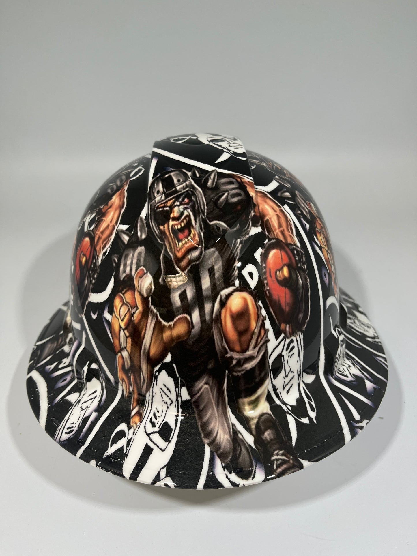 Full Brim Hard Hat Hydro Dipped New York Rangers