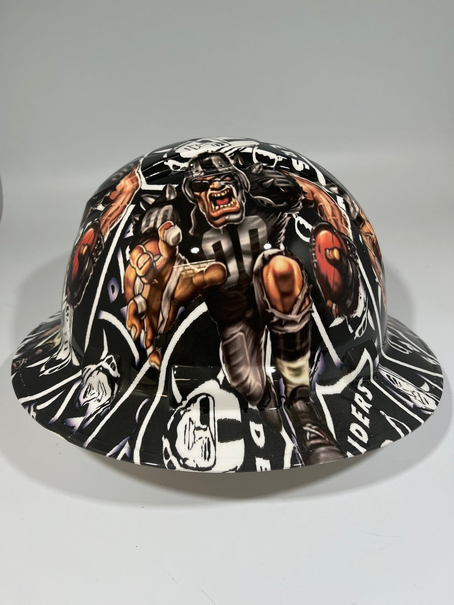 Full Brim Hard Hat Hydro Dipped New York Rangers