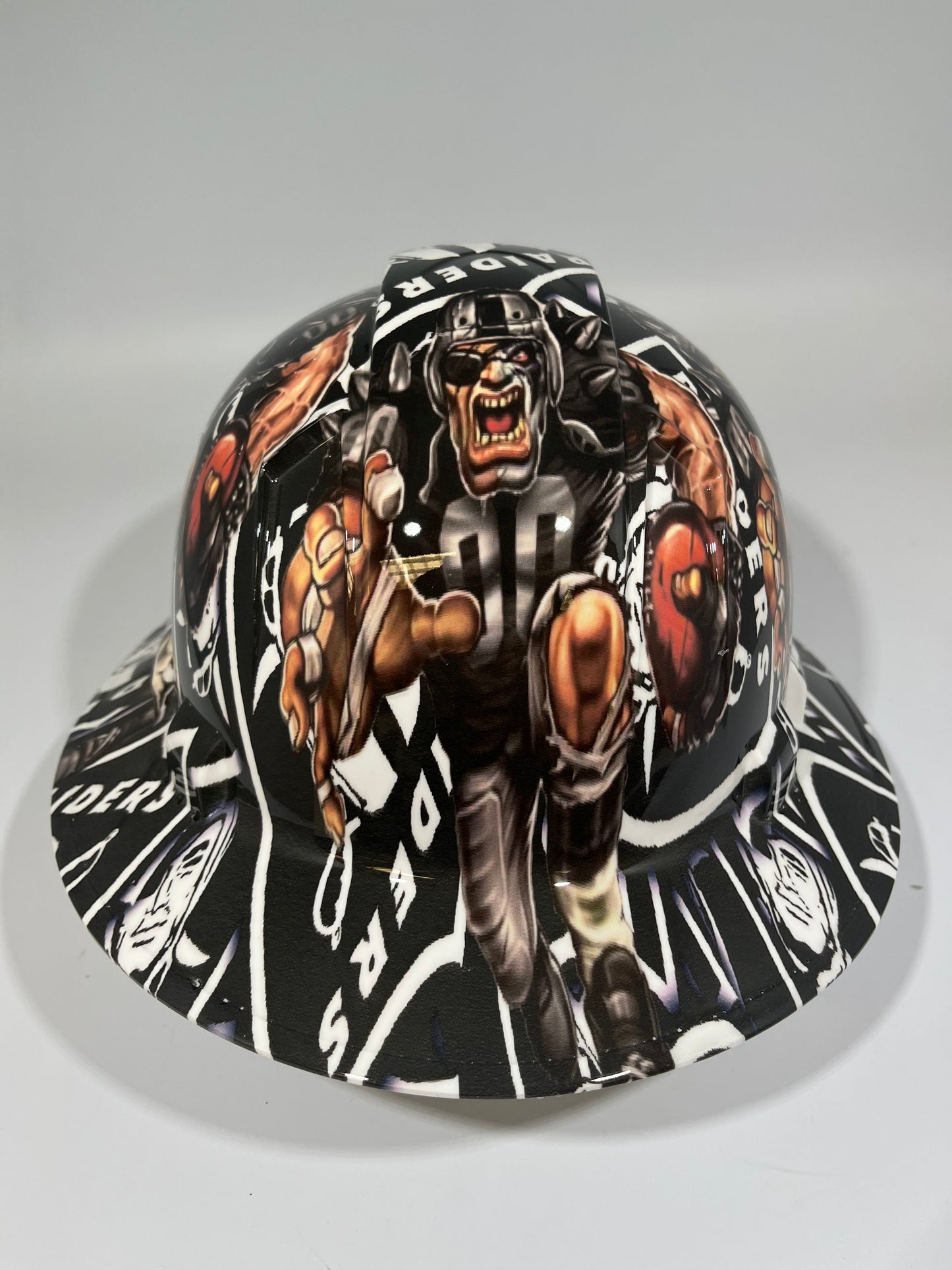 Full Brim Hard Hat Hydro Dipped New York Rangers