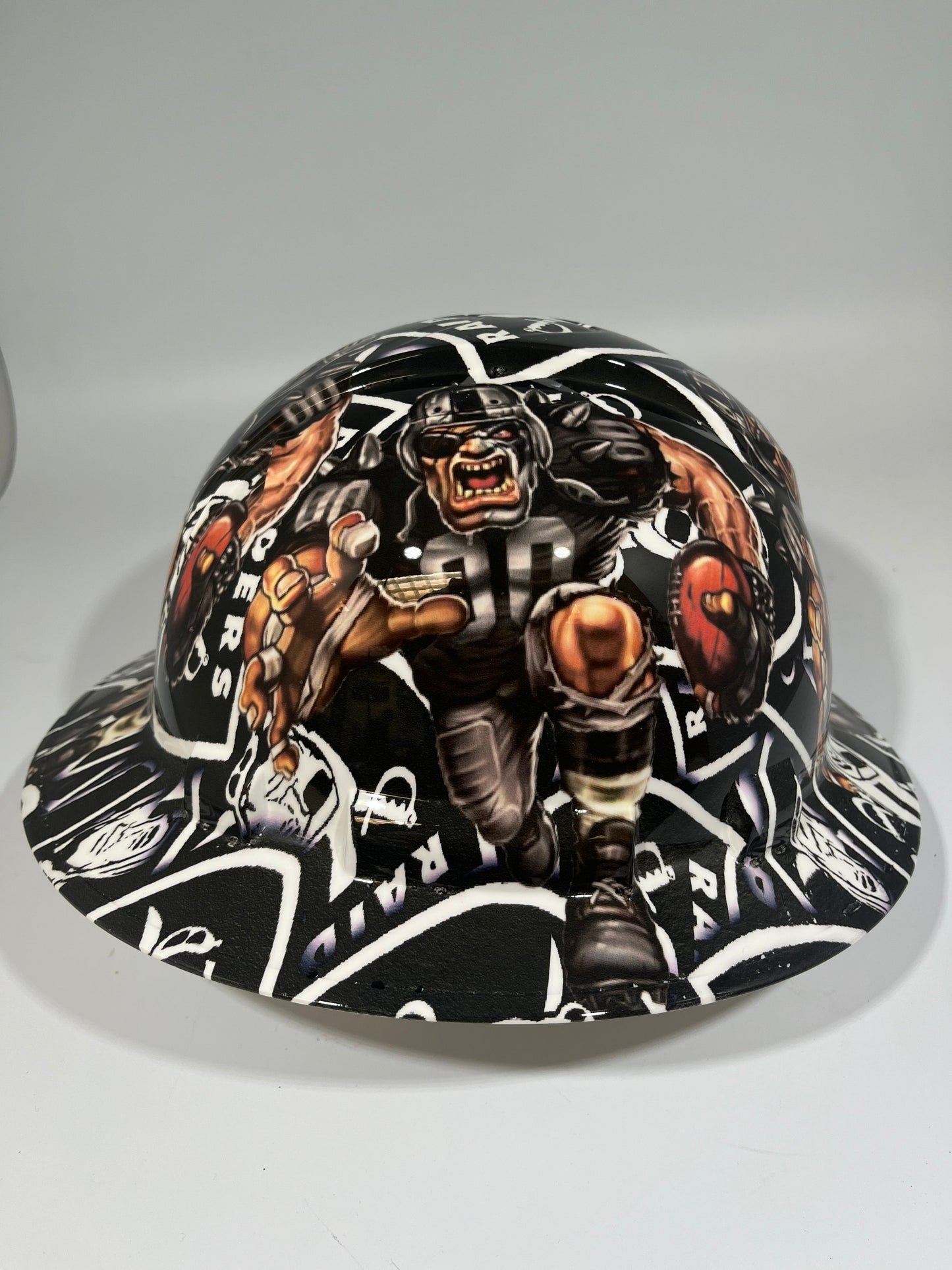 Full Brim Hard Hat Hydro Dipped New York Rangers
