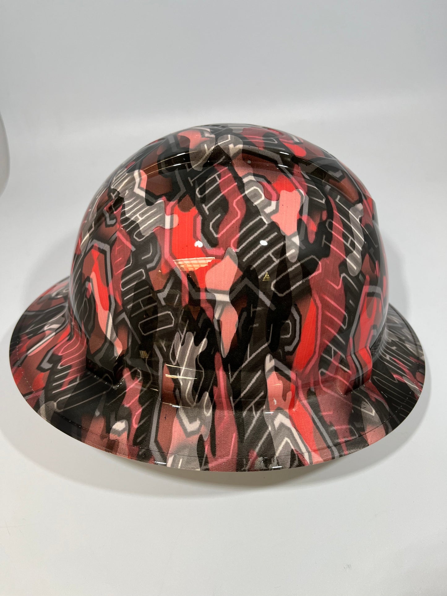 Full Brim Hard Hat Custom Hydro Dipped OHIO STATE BUCKEYES OSU CAMO
