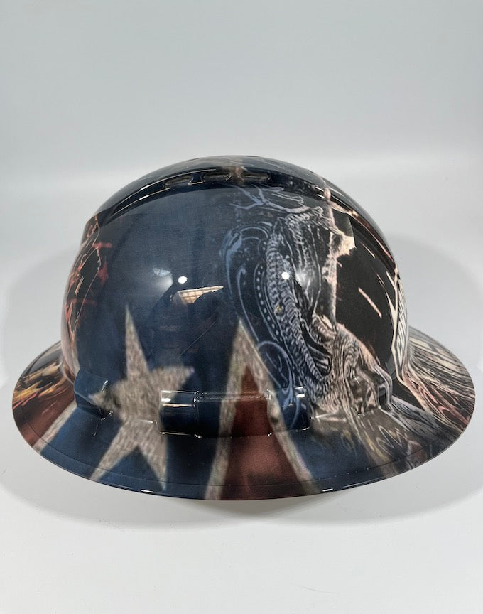 Full Brim Hard Hat Hydro Dipped Pantera