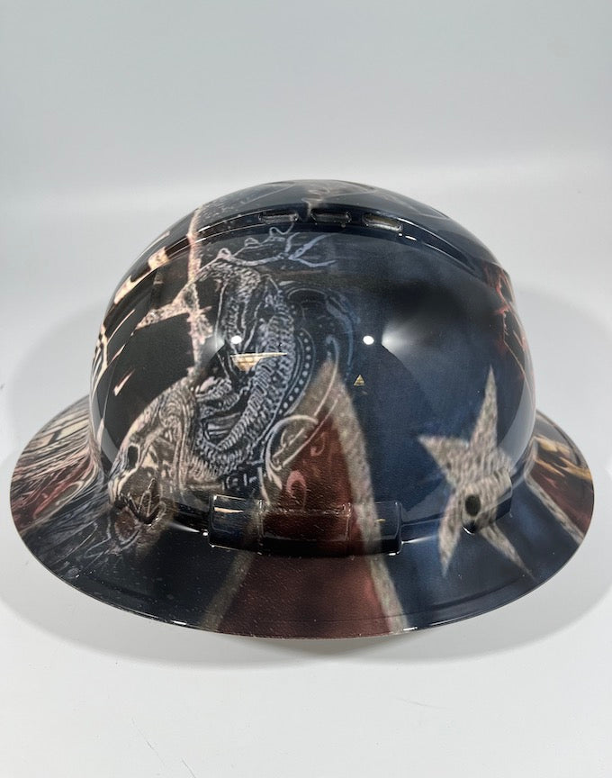 Full Brim Hard Hat Hydro Dipped Pantera