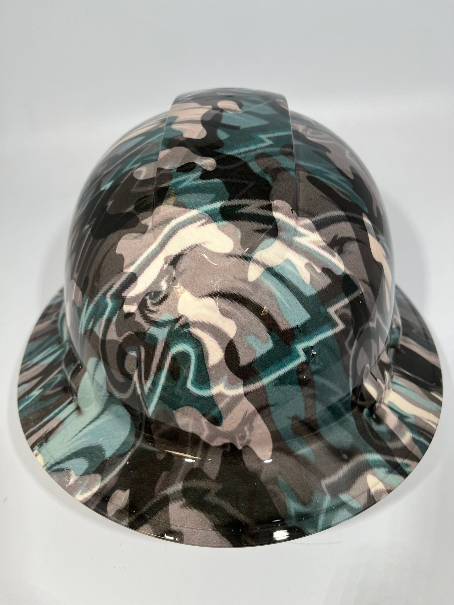 Full Brim Hard Hat Hydro Dipped PITTSBURG STEELERS Abstract