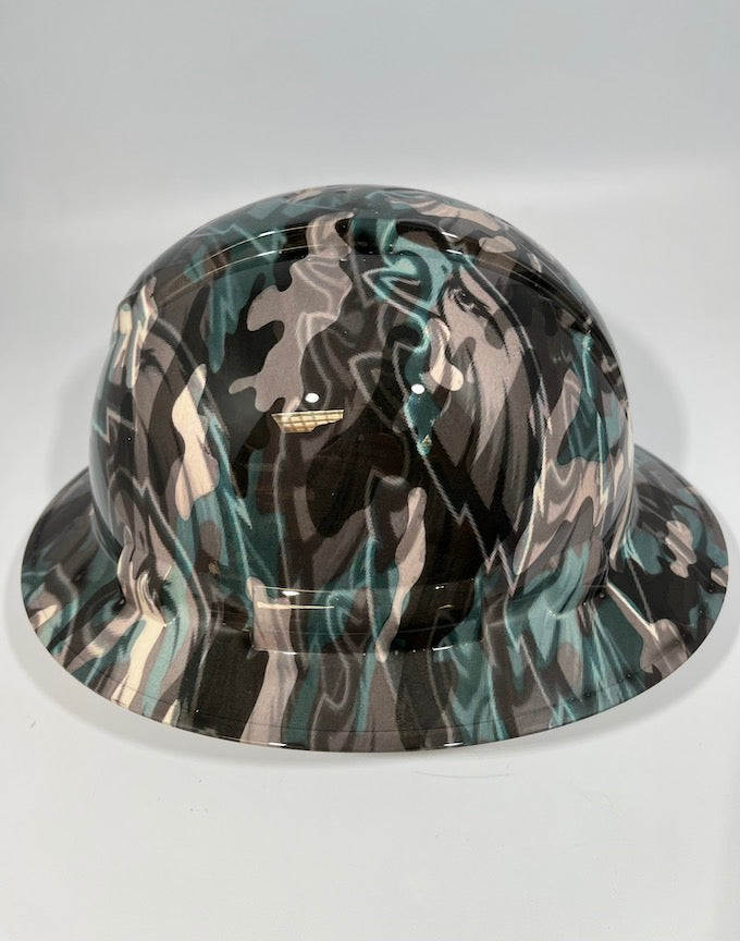 Full Brim Hard Hat Hydro Dipped Philadelphia Eagles Camo