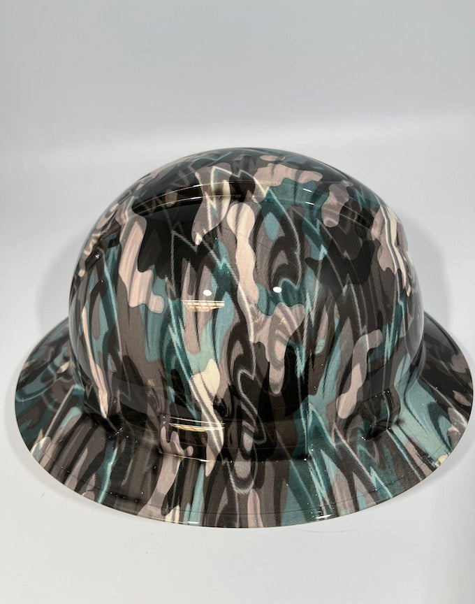 Full Brim Hard Hat Hydro Dipped Philadelphia Eagles Camo
