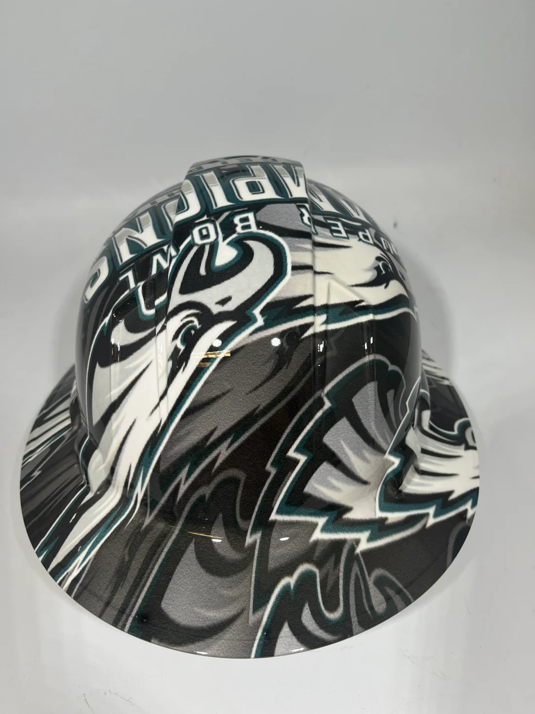 Full Brim Hard Hat Hydro Dipped Philadelphia Eagles Champs