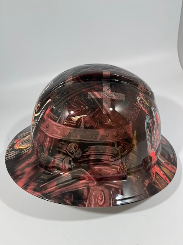 Full Brim Hard Hat Hydro Dipped Slayer