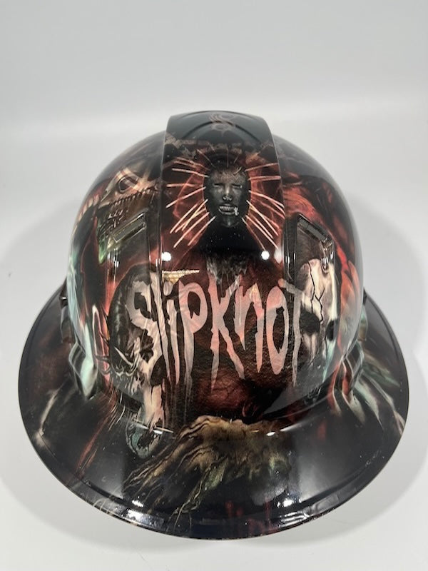 Full Brim Hard Hat Hydro Dipped Slipknot