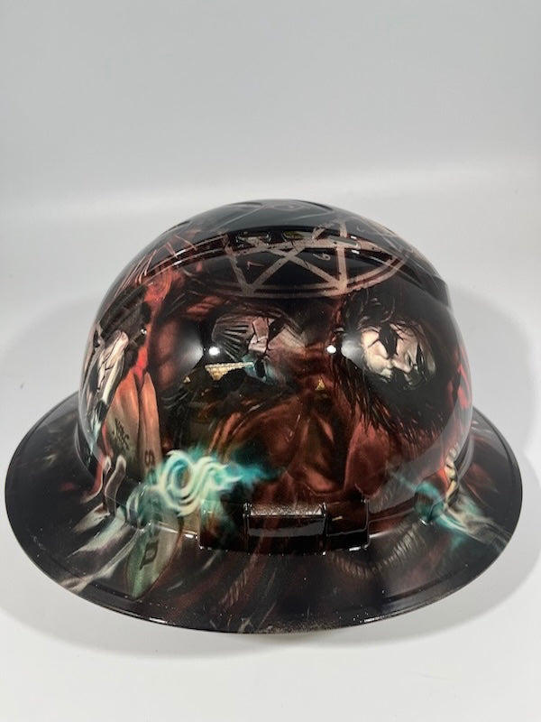 Full Brim Hard Hat Hydro Dipped Slipknot